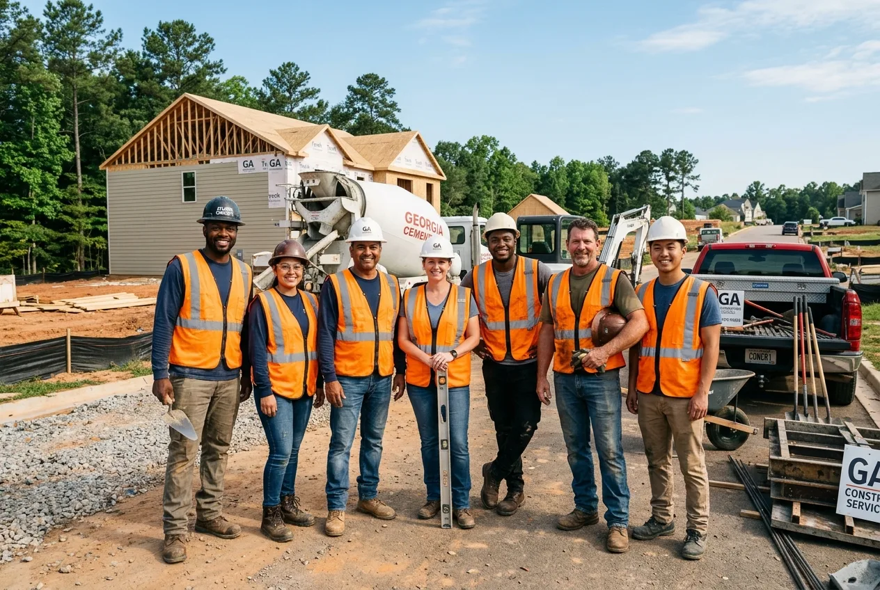Roswell Concrete Contractor professional team in Roswell, GA